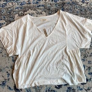 madewell cropped tee